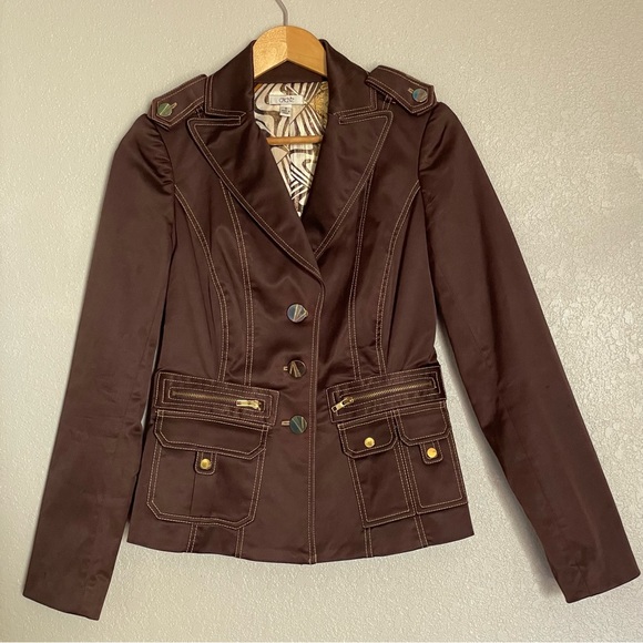 Cache - Brown Blazer - Size S - Like New - Picture 2 of 12